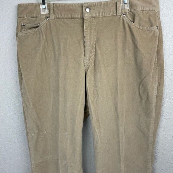 Dockers Tan Corduroy Pants Size 16 EUC - Picture 2 of 6